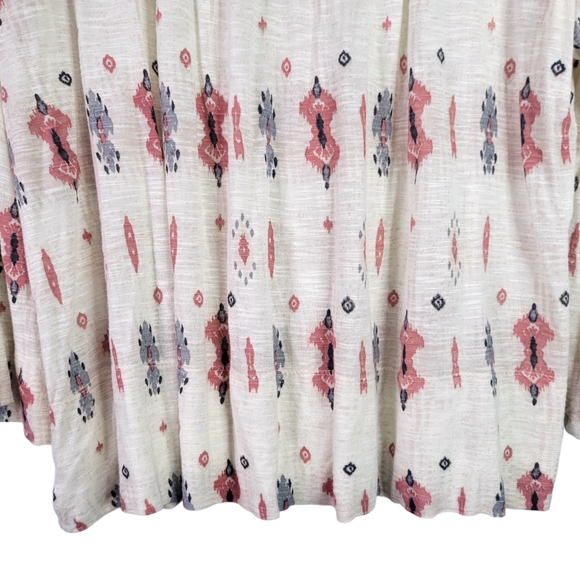 Lucky Brand | Tribal Aztec Pattern Blouse | Size Large - Picture 7 of 9